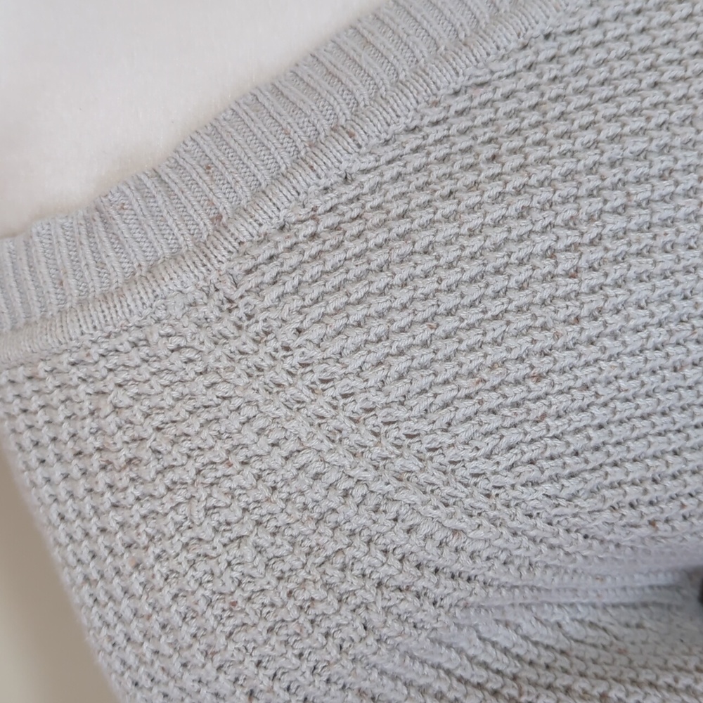 L.L. Bean Marled Open Front Open Weave Cardigan M… - image 7